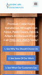 Mobile Screenshot of fenceinvestments.com